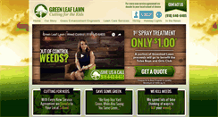 Desktop Screenshot of greenleafweedcontrol.com